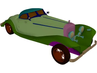 Mercedes-Benz 540 3D Model