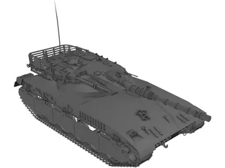 Merkava 3D Model