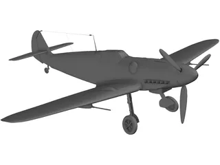 Messerschmitt BF-109G 3D Model