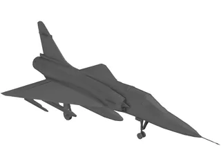 Dassault Mirage Delta 2000 3D Model