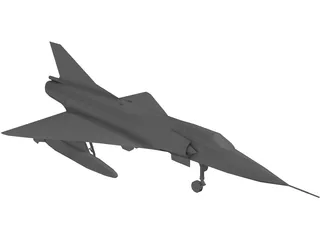 Dassault Mirage IIIC 3D Model