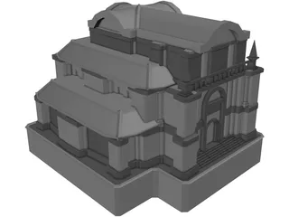 Temple 3D Model