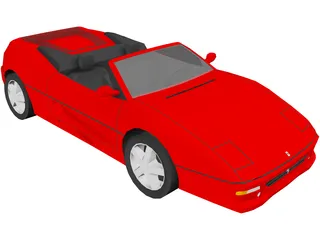 Ferrari F355 Spider 3D Model