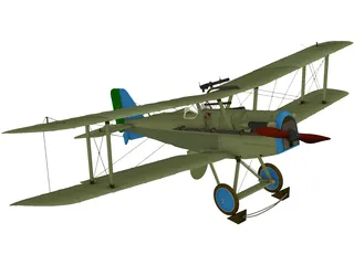 Royal Aircraft Factory S.E.5 (RAF) 3D Model