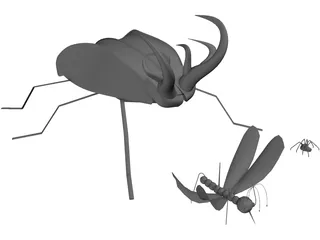 Insects 3D Model