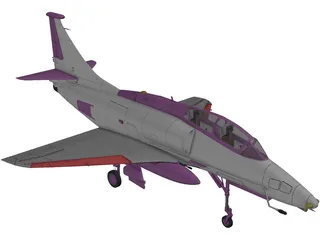 A-4 Skyhawk (Two Seat) 3D Model