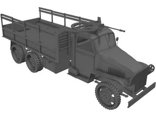 US Army Truck 3D Model