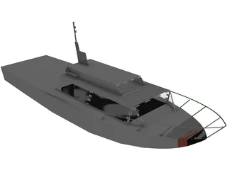 Small Boat 3D Model