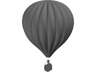 Hot Air Balloon 3D Model