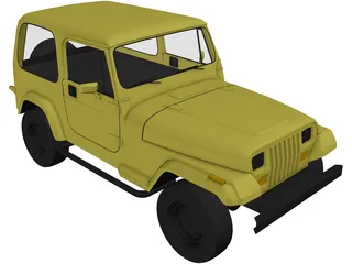 Jeep Wrangler 3D Model