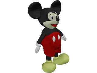 Mickey Mouse 3D Model