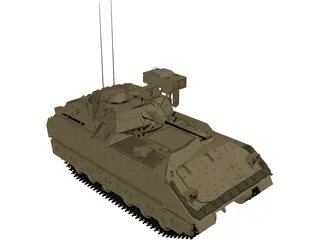 M2A2 Infantry Fighting Vehicle 3D Model