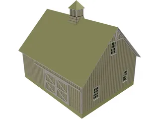 Machine Shed 3D Model