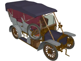 Rolls-Royce Silver Ghost 3D Model