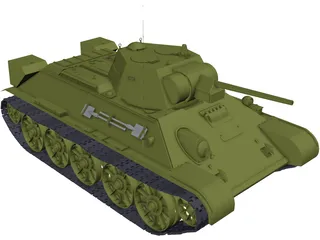 T-34 3D Model