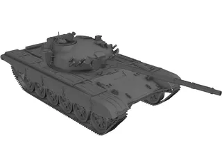 T-72M1 3D Model