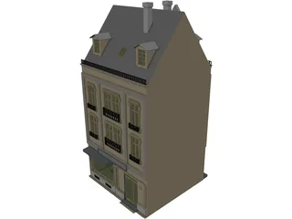 Town House 3D Model