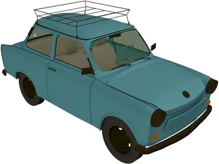 Trabant 601S 3D Model