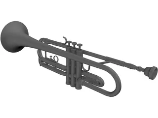 Trumpet 3D Model