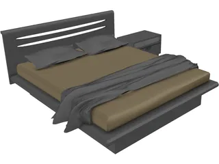 Bed Antanta 3D Model