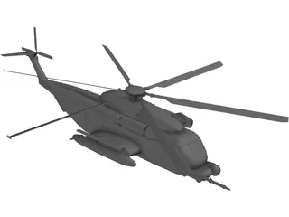 Sikorsky MH-53 Pave Low 3D Model