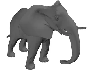 Elephant 3D Model