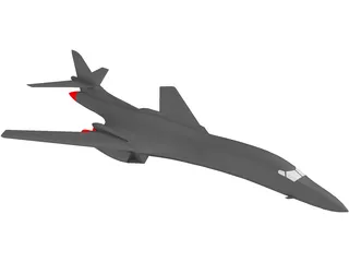 B-1B 3D Model