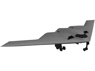 B-2 3D Model