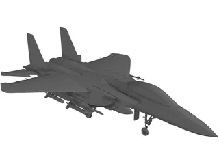 F-15E 3D Model