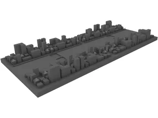 City Block 3D Model