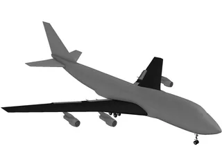 Boeing 747-200 3D Model