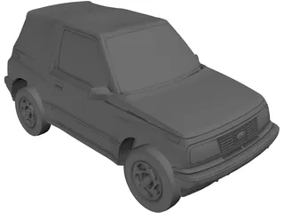 Isuzu Geo Tracker (1993) 3D Model