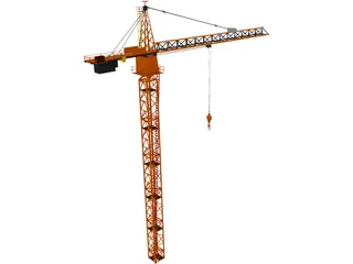 Tower Crane 3D Model