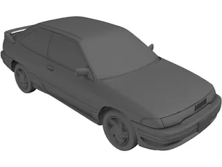 Ford Escort (1997) 3D Model