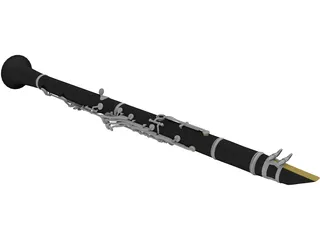 Clarinet 3D Model