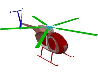 MD-500 3D Model