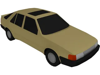 SAAB 9000 (1990) 3D Model