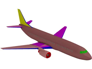 Boeing 737-300 3D Model