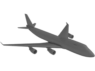 Boeing 747-400 3D Model