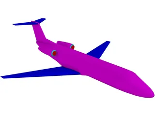 Gulfstream II Corporate Jet 3D Model