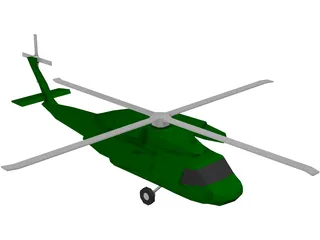 Sikorsky MH-60 Stallion 3D Model