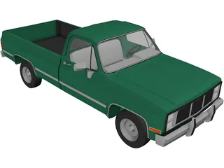 GMC Pickup (1985) 3D Model