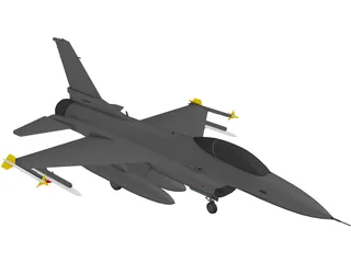 F-16C 3D Model