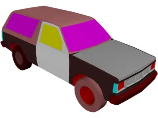 Chevrolet S10 Blazer (1986) 3D Model