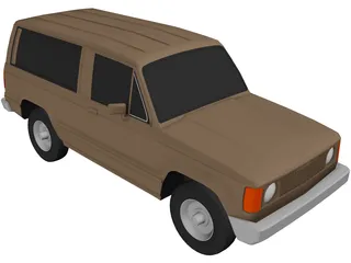 Isuzu Trooper (1986) 3D Model