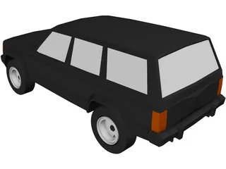 Jeep Cherokee (1986) 3D Model