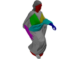 Greek Woman 3D Model