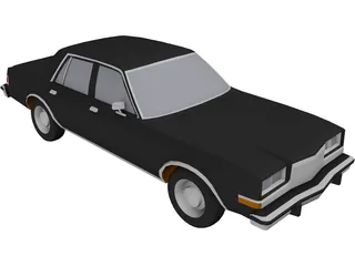 Dodge Diplomat (1983) 3D Model