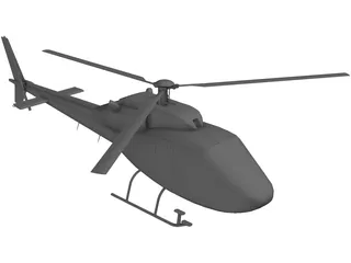 Eurocopter AS-355 Ecureuil 2 3D Model