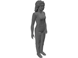 Girl [+Clothes] 3D Model